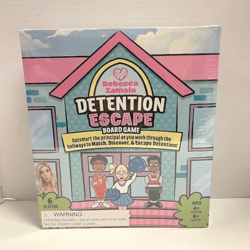 Rebecca Zamolo Detention Escape Board Game Kids Family Strategy‎ RBA01004 NEW
